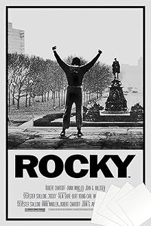 Rocky - Movie Poster (Regular Style - Victory Pose) (Size: 24" x 36") (Poster & Strip Set)