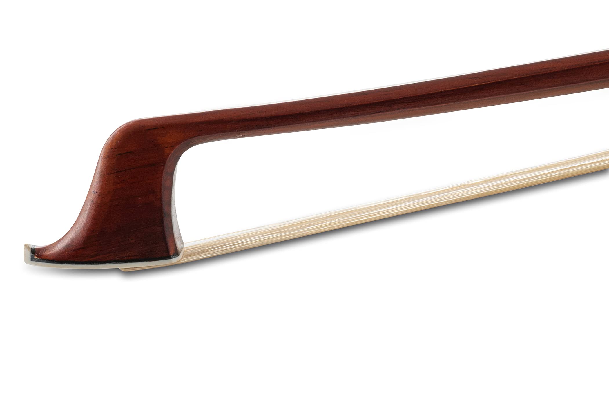 GEWA cello bow, brasil wood, Massaranduba, 1/2, octagonal stick, nickel silver, brown - Image 3