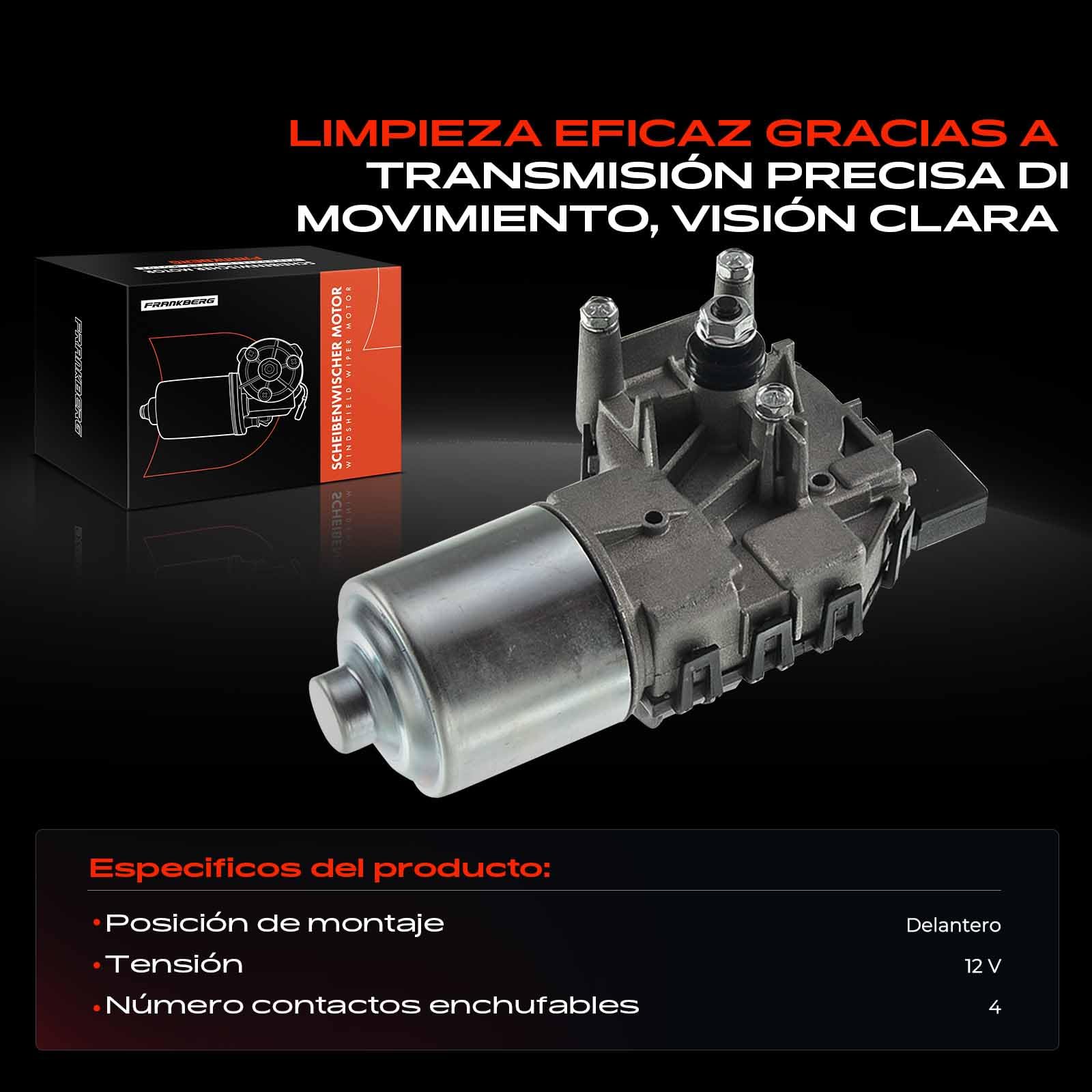 Frankberg Motor del limpiapardelisas Compatible con Focus II DA DP HCP Focus II cabrio Focus II Turnier DA DS FFS Focus II Berlina DB DH FCH Replace# 1329835
