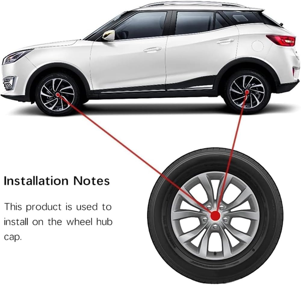 Dzggs 4 Pièces Auto Cache Moyeux Pour BBS 80mm, ABS Aluminium Enjoliveur Centre Roue Couvercle De Moyeu Central De Jante Avec Logo