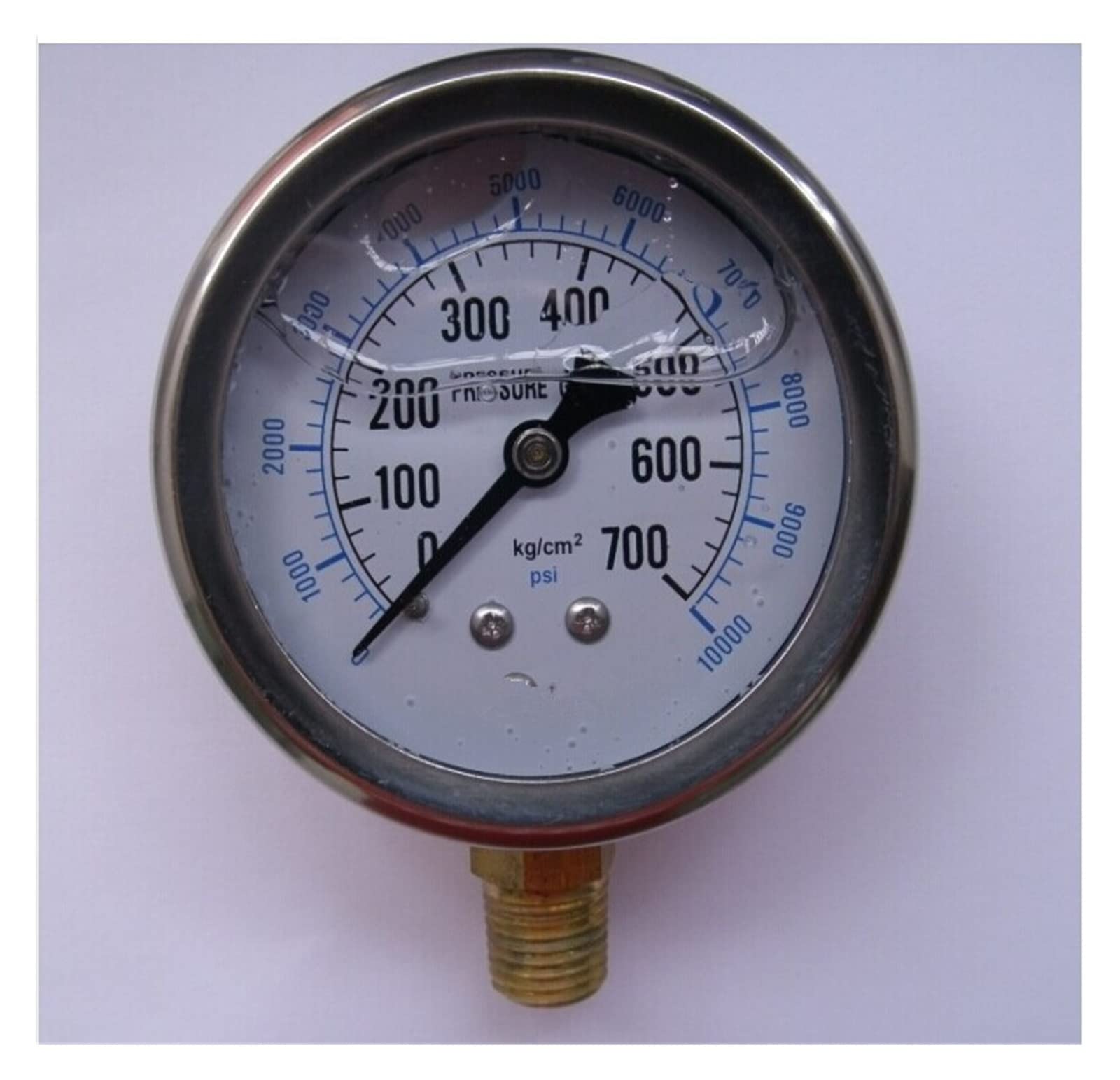 HMTE 2022 2,4 "60MM medidor de presión hidráulica 700KG 10000psi 1/4PT
