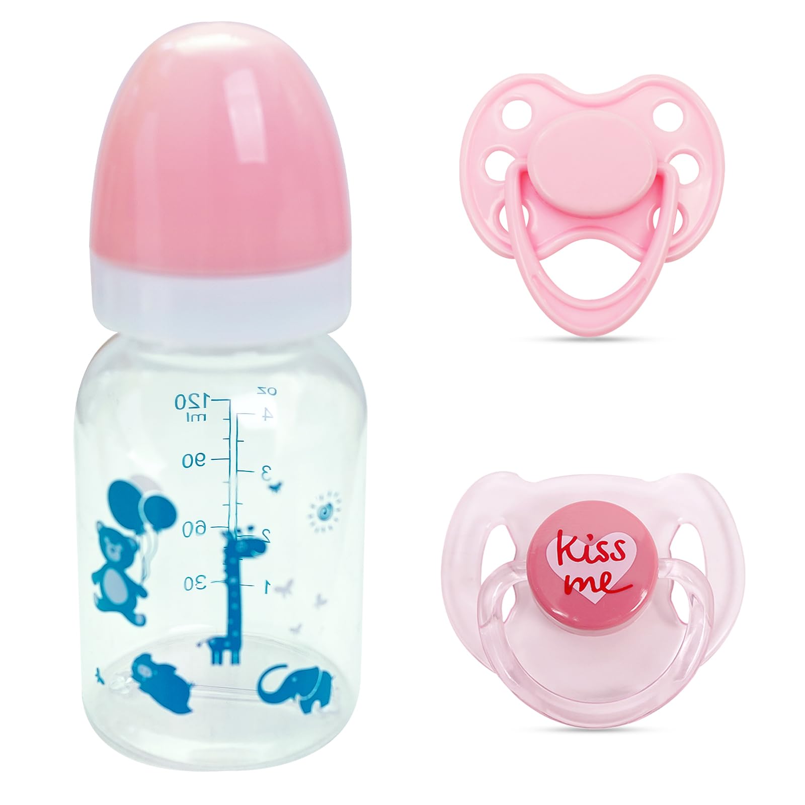 Accesorios Para Muñecas Reborn Chupete Y Biberón Rosa | Envío gratis Accesorios Para Muñecas Reborn Chupete Y Biberón Rosa | Envío gratis