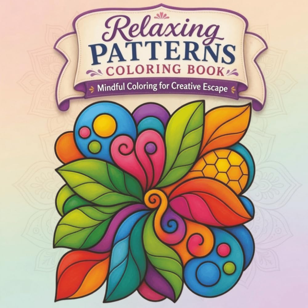 Relaxing Patterns Coloring Book