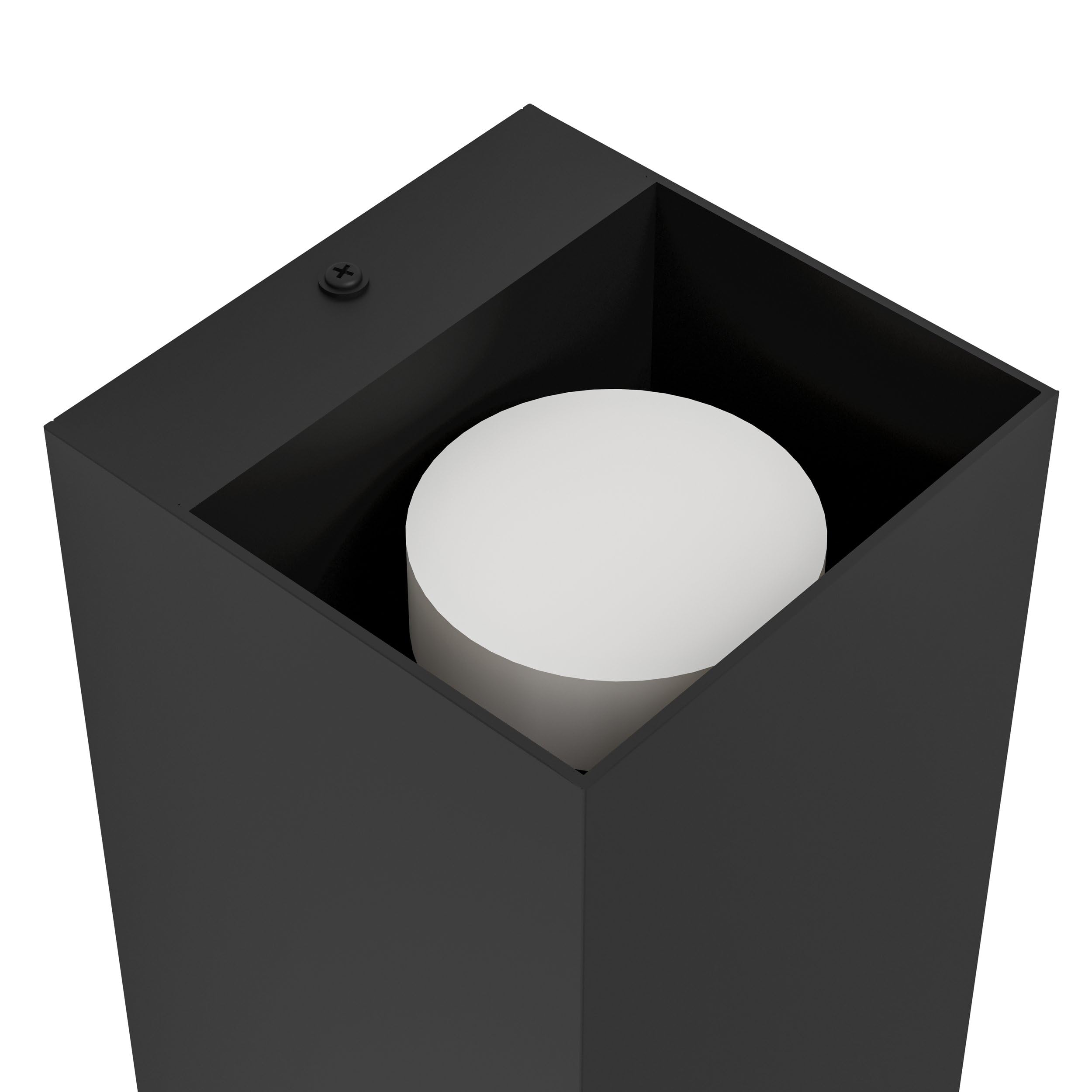 EGLO LED Außenleuchte Eremitana Wandleuchte außen | mit Up und Down Beleuchtung, Wand Außenbeleuchtung aus Metall in Schwarz, Außenlampe mit GU10 Leuchtmittel, IP55