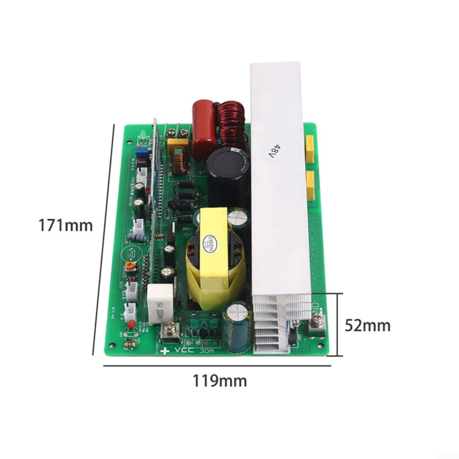 KiraKira DC 48V a AC 220V Inverter onda sinusoidale pura 1000W modulo convertitore di potenza con doppio fusibile e sistema di raffreddamento a temperatura controllata