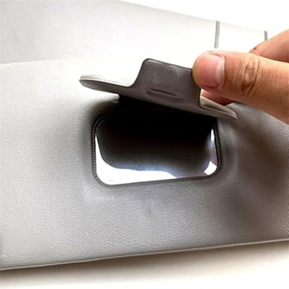 Car Interior Sun Visor Delantero Delantero Delantero Sol con Espejo para Mitsubishi Montero V20 V30 V40 Pajero 2 Mk2 MR734789 MR734777,Right