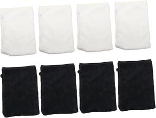 Beavorty 8 Pçs Fibra Removedor De Maquiagem Luvas Esponja De Beleza Esponja De Maquiagem Toalhas De Corpo Pano Removedor De Maquiagem Pano De Limpeza Facial Luva Removedor De Maquiagem