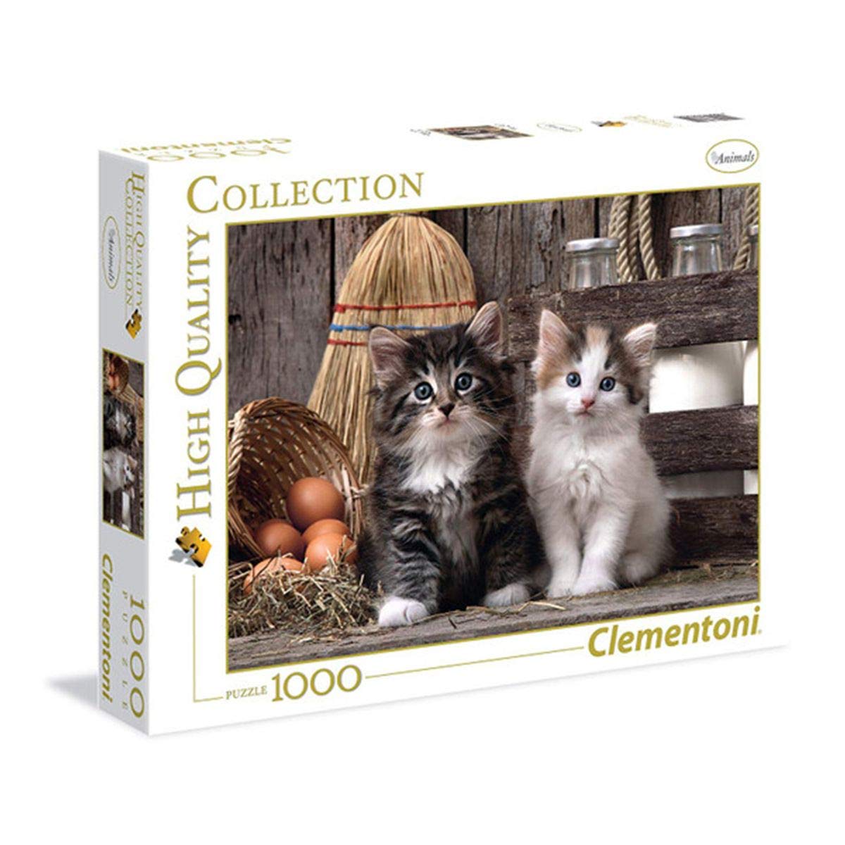 Clementoni - 39340 - Collection Puzzle for Children and Adults - Lovely Kittens - 1000 Pieces