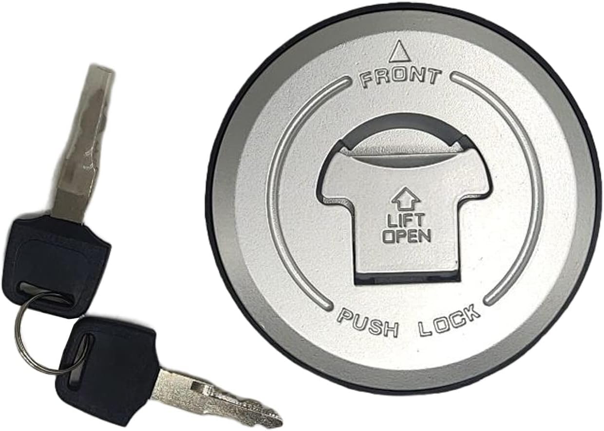 Fuel Gas Tank Cap Cover Lock Key Compatible For Honda CB250 CB300F CB500F CB500X CB600 CBR125R CBR125RS CBR125RW CBR250R CBR300R CBR500R CBF125 VTX1800 VTR250 XLV650 XL650