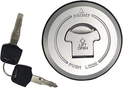 Fuel Gas Tank Cap Cover Lock Key Compatible For Honda CB250 CB300F CB500F CB500X CB600 CBR125R CBR125RS CBR125RW CBR250R CBR300R CBR500R CBF125 VTX1800 VTR250 XLV650 XL650