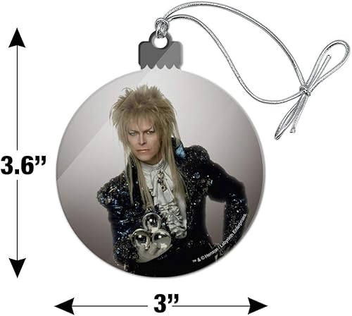 Miniatura 7 de GRAPHICS & MORE David Bowie As Jareth from The Labyrinth - Adorno acrílico para árbol de Navidad
