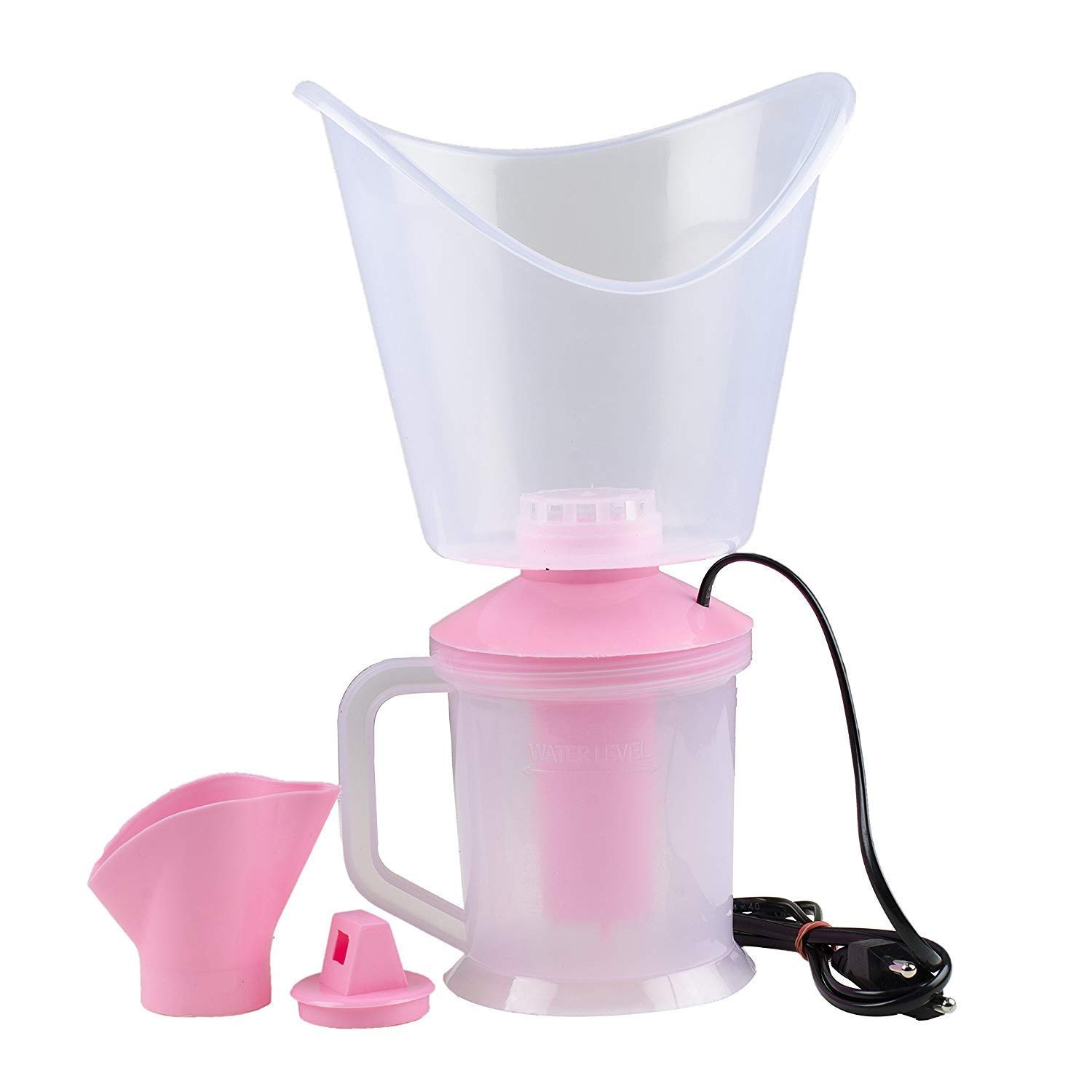 TORKO Face,Spa, Nose,and Cough Steamer 3 in 1 Plastic Steam Vaporizer, Nozzle Inhaler, Facial Sauna, and Facial Steamer Machine for Adults and Kids (Multicolor)