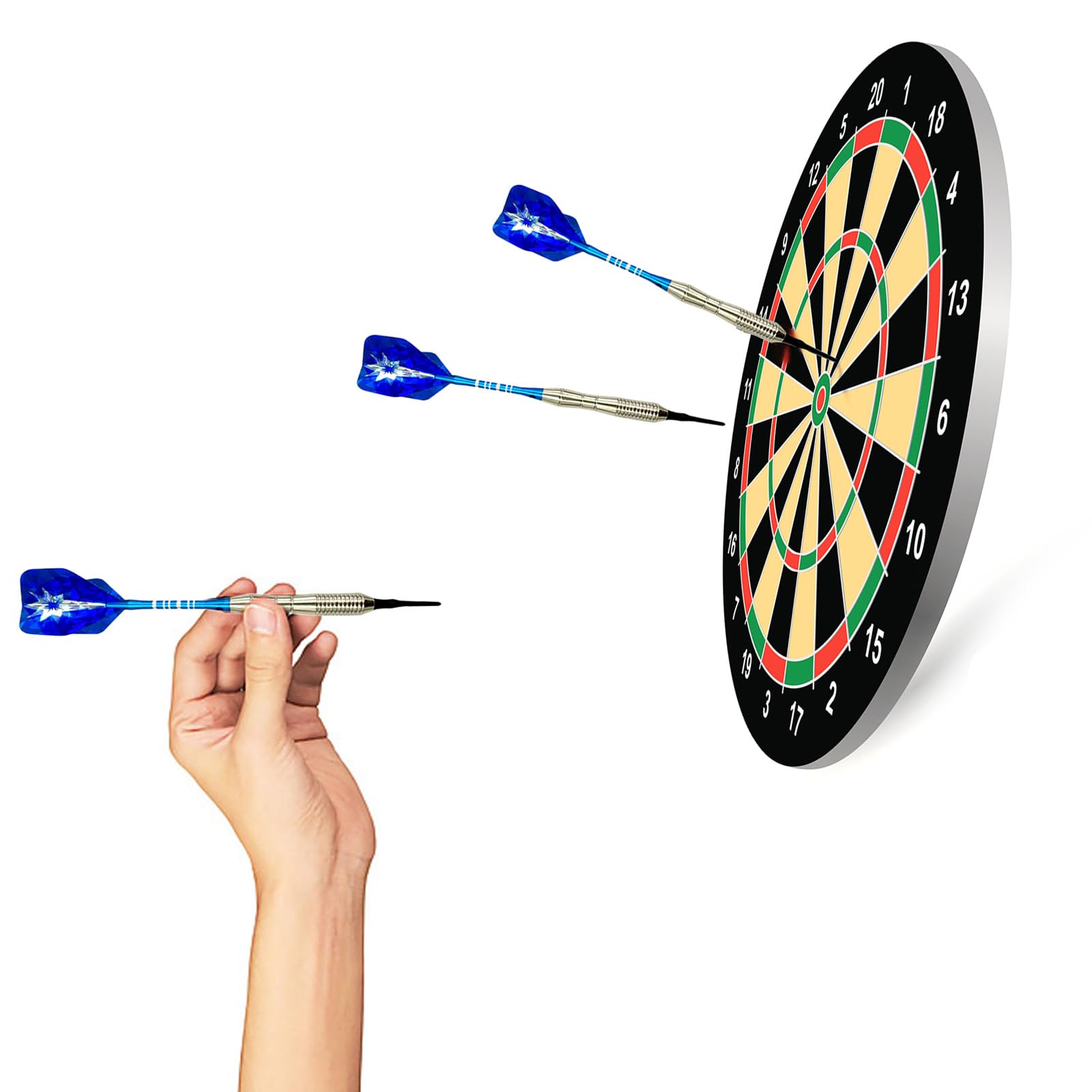 50 Punte Per Freccette In Plastica Morbida - Ricambio Per Bersagli Elettronici, Filettatura 2BA - Foto 4