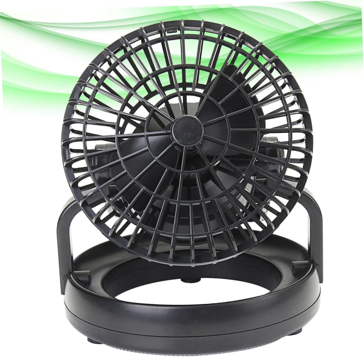 2sets 2pcs LED Light Fan for Camping Tent Lantern with Hanging Hook Bright LED for Hiking Fishing and Emergency Use Battery Not Included 2pcs*2