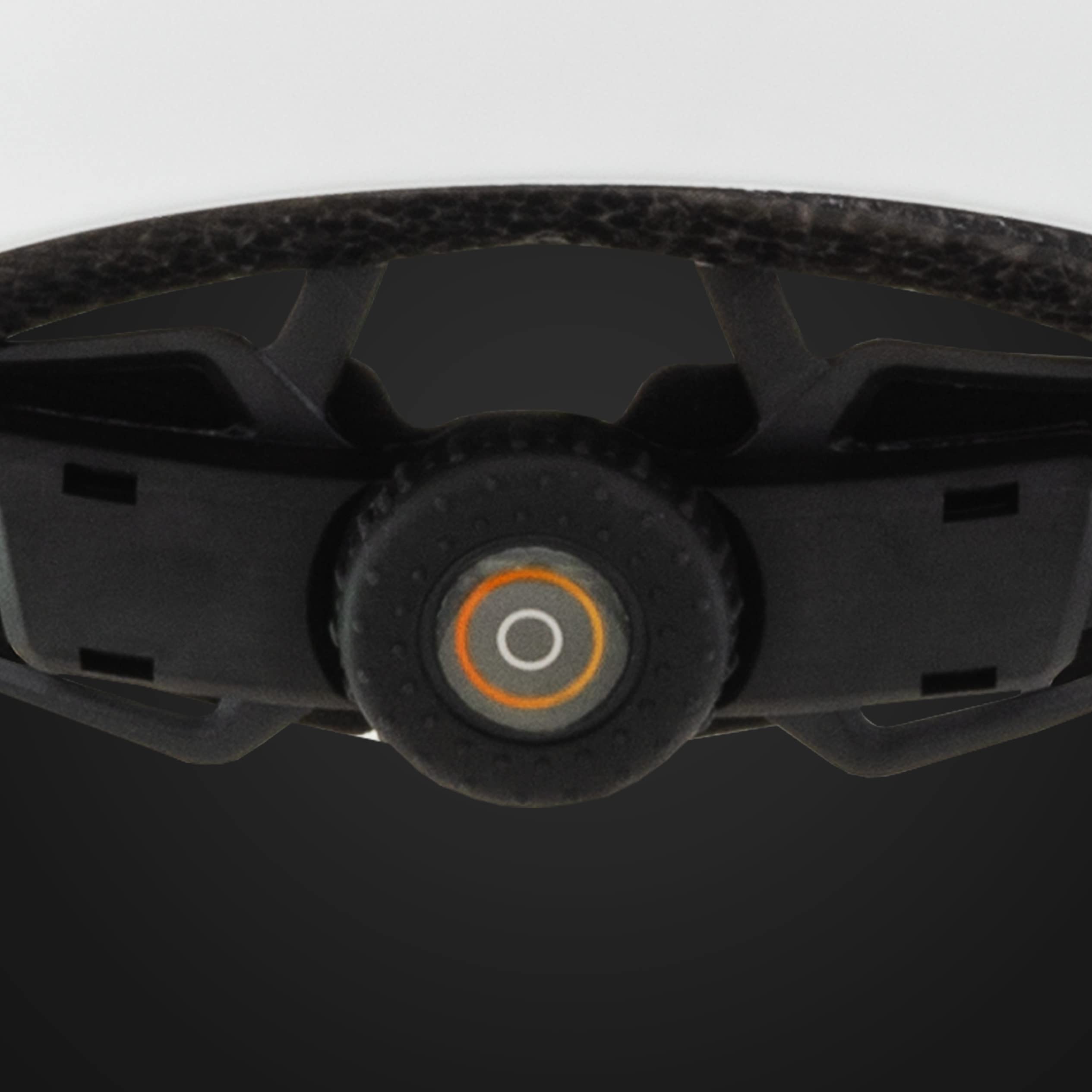 OLSSON Urban Light Casque avec lumière réglable, homologué, résistant aux chocs 360°, LED Avant+Arrière, Doublure Amovible, Ventilation