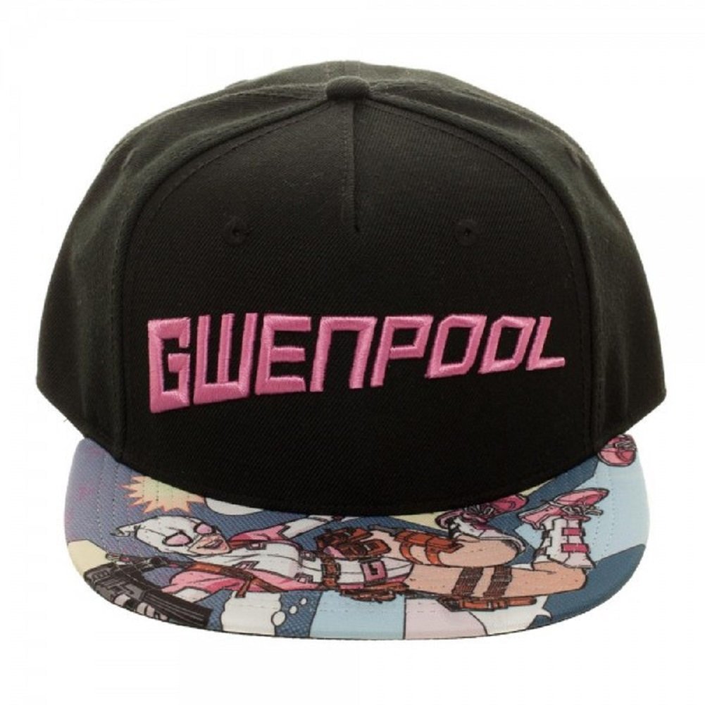 BioworldMarvel Comics Gwenpool Sublimated Bill Snapback Black