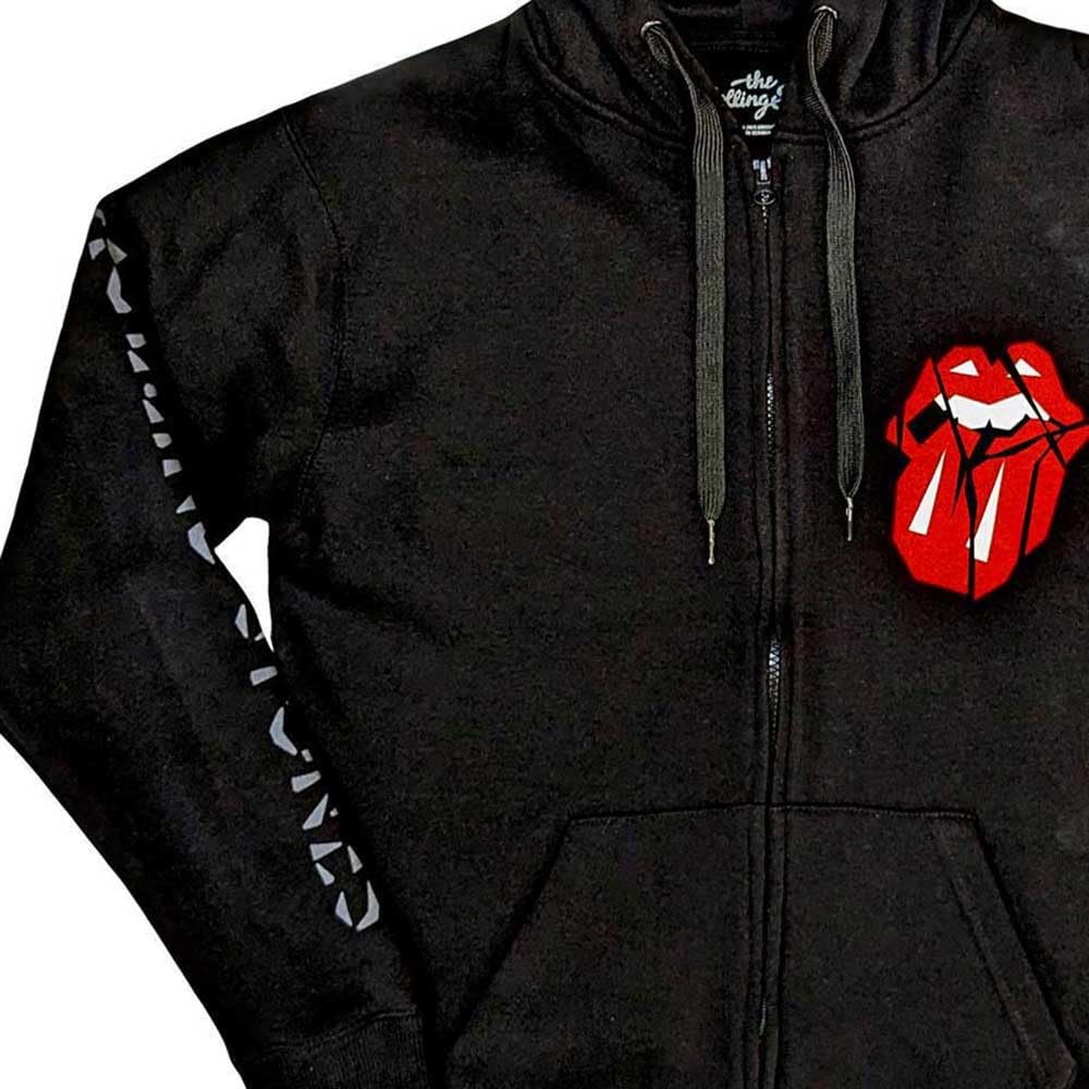 The Rolling Stones Felpa Con Cappuccio Hackney Diamonds Shattered Tongue