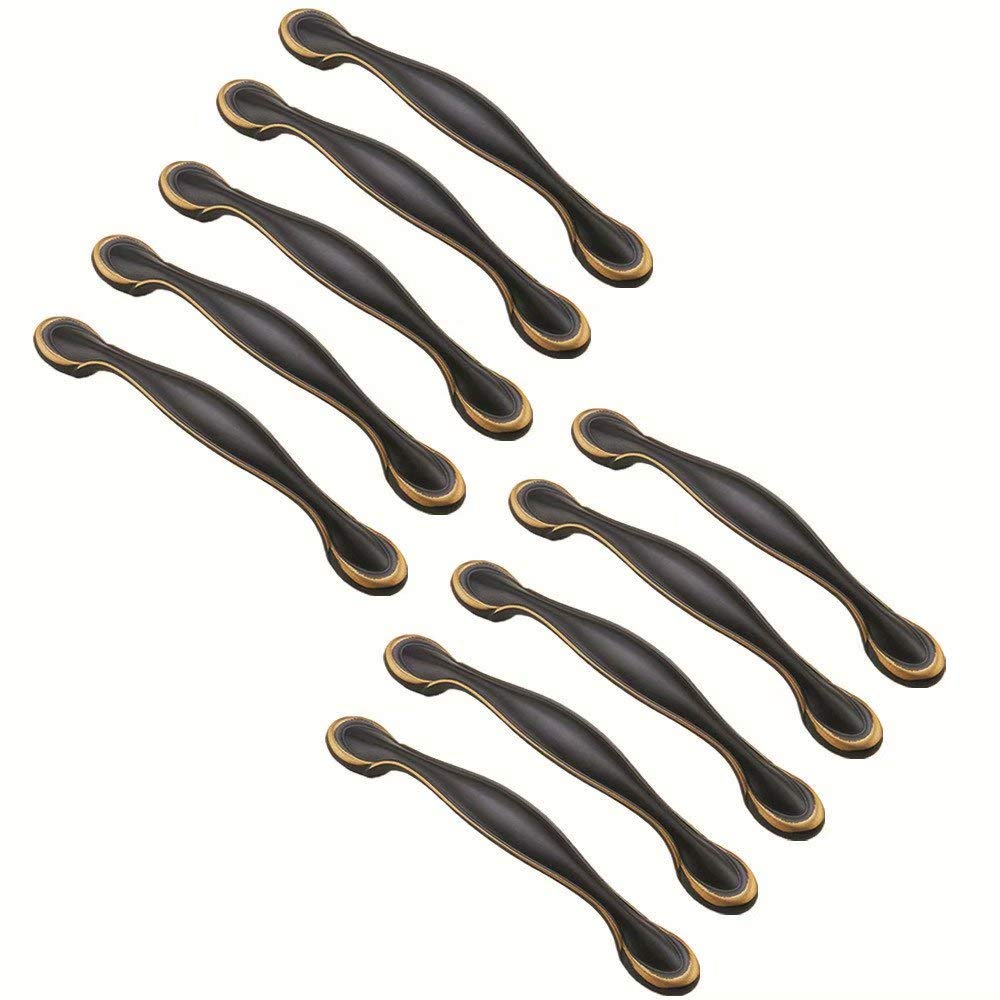 Poignées de cuisine 128mm lot de 10 boutons pour meuble et placard de cuisine