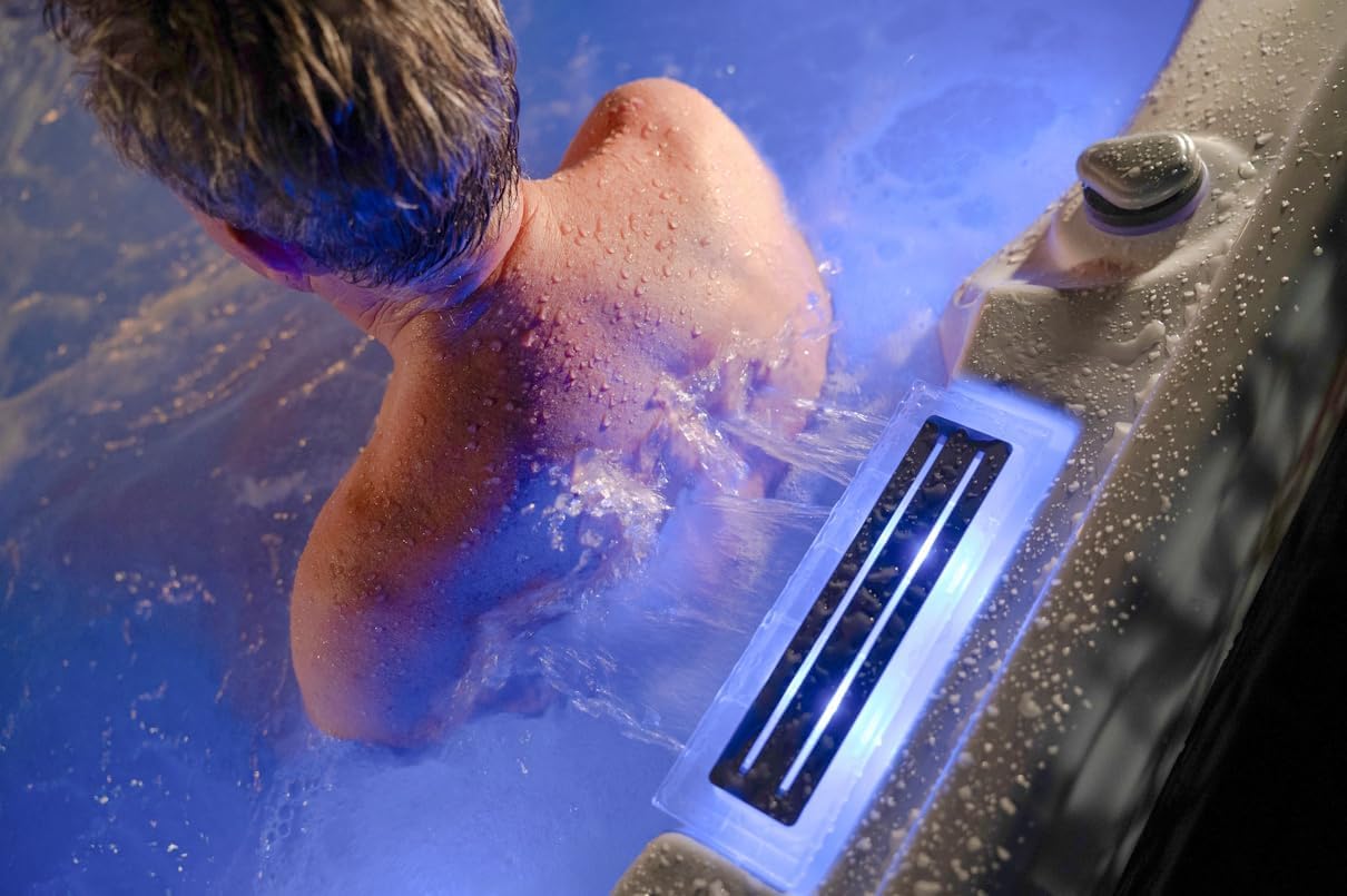 Bueno Spa Dallas 6 - Person 82 - Jet Acrylic Hot Tub with Stereo System, LEDs, and Included ThermoCover