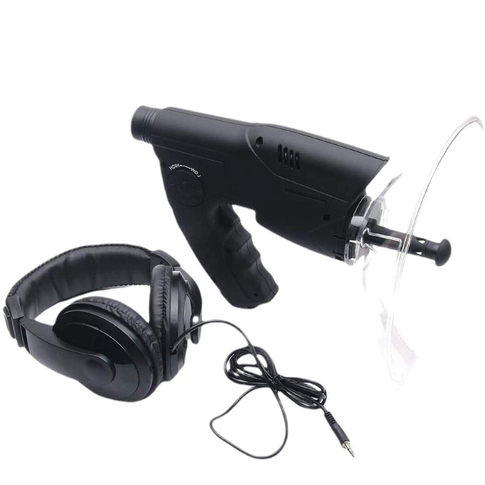 Monokular mit Parabolmikrofon, Monokular X8 Bionic Ear Vergrößerung Monokularer Schallverstärker, Bionic Ear Langstrecken-Vogelhörteleskop 200 m für Outdoor-Aktivitäten