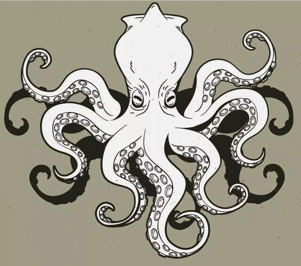 Kraken Sticker Realistic Wall Decal for Car Truck Bumper Laptop Vinyl Window Wall US., Q53wrtdf3