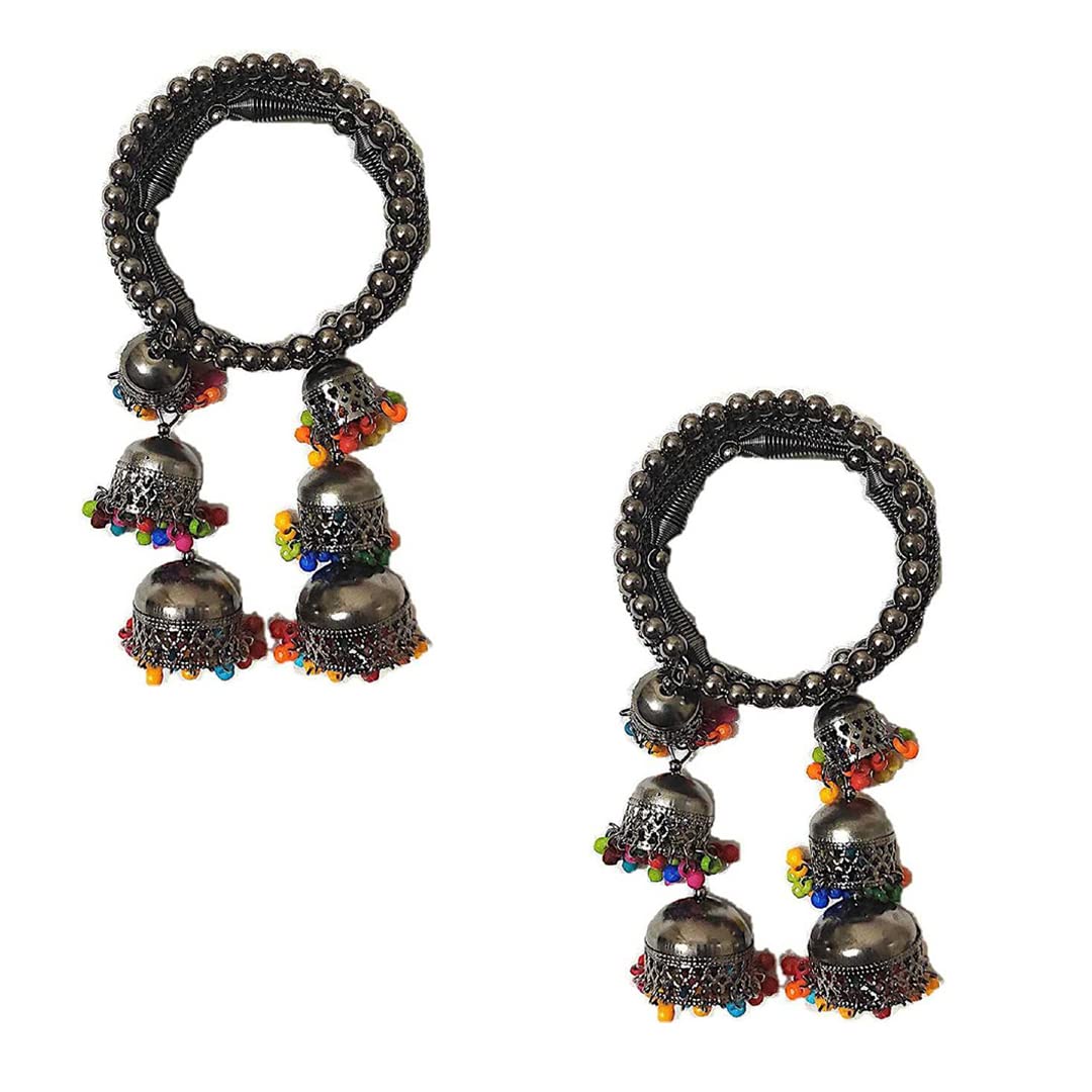 See full amazon price history chart for Vembley Combo of 2 Gorgeous Silver Bangle Bracelet with Hanging multicolor Beads Jhumki Vembley Combo of 2 Gorgeous Silver Bangle Bracelet with Hanging multicolor Beads Jhumki (B09WML34F1) Amazon Price History, Amazon Price Tracker