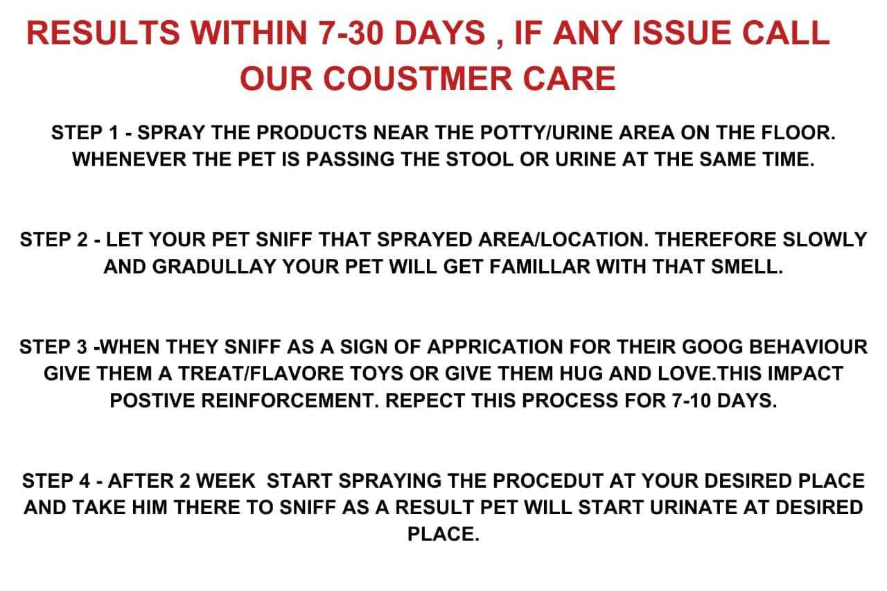 Organica 1000 ml Pet Potty Training Spray - Effective Dog and Cat Urine Stain Remover and Odor Cleaner with Enzymatic Formula 1000 ml 1