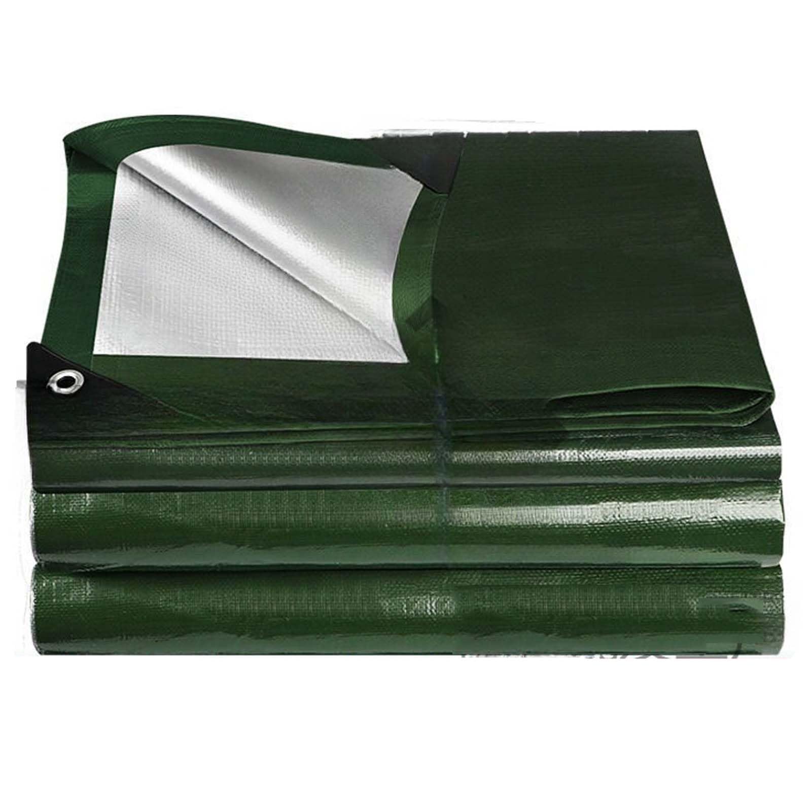 Lonas, Lona Resistente a los Rayos UV, Lona Gruesa de Polietileno con Ojales metálicos, Refugio Impermeable Multiusos para vehículos, Barcos, Piscinas, Tiendas de campaña y emergencias.