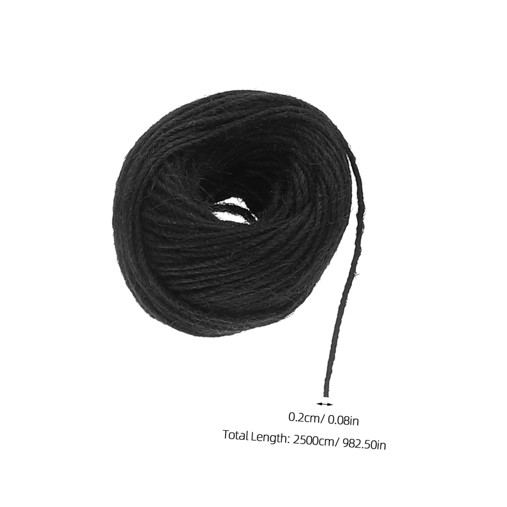 2mm Juteschnur und Bunte 25m für Makramee Bastelarbeiten
