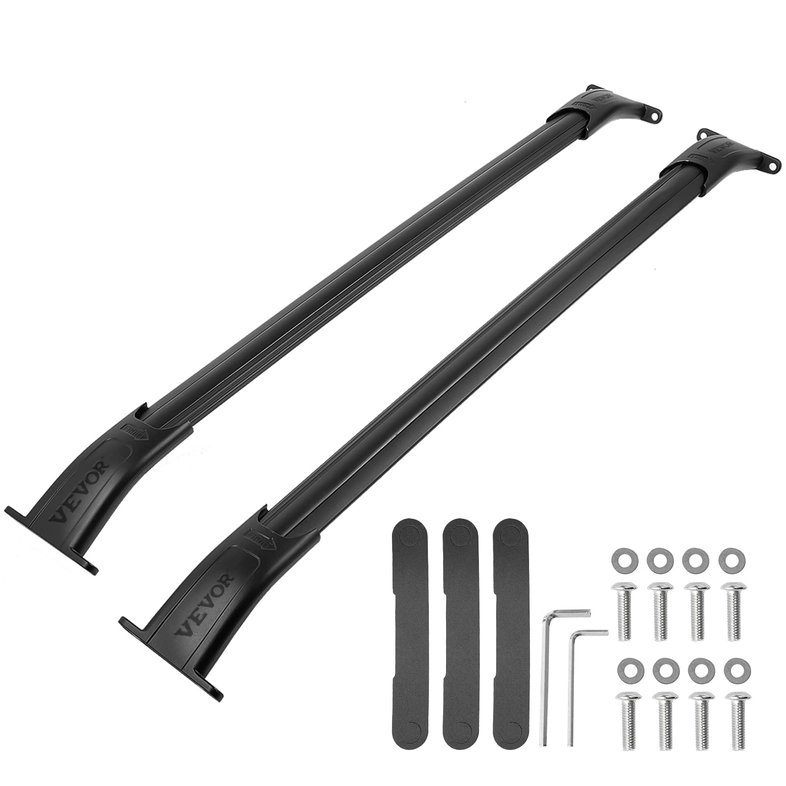 VEVOR Roof Rack Cross Bars, Baggage Locking Roof Rail, Load Roof Cross Bars, for 15-18 Chevrolet Tahoe Suburban GMC Yukon & Yukon XL Cadillac Escalade & Escalade ESV, Black