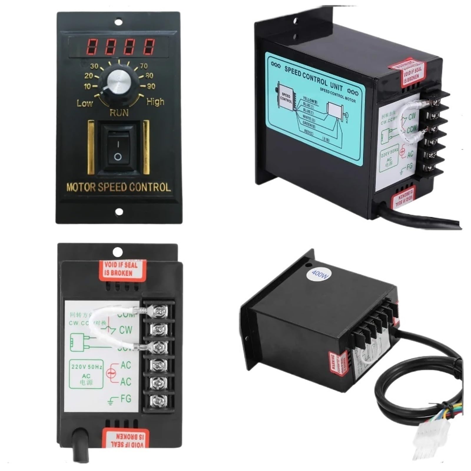Régulateur de vitesse pour convoyeur et automatisme AC 220V 50/60hz