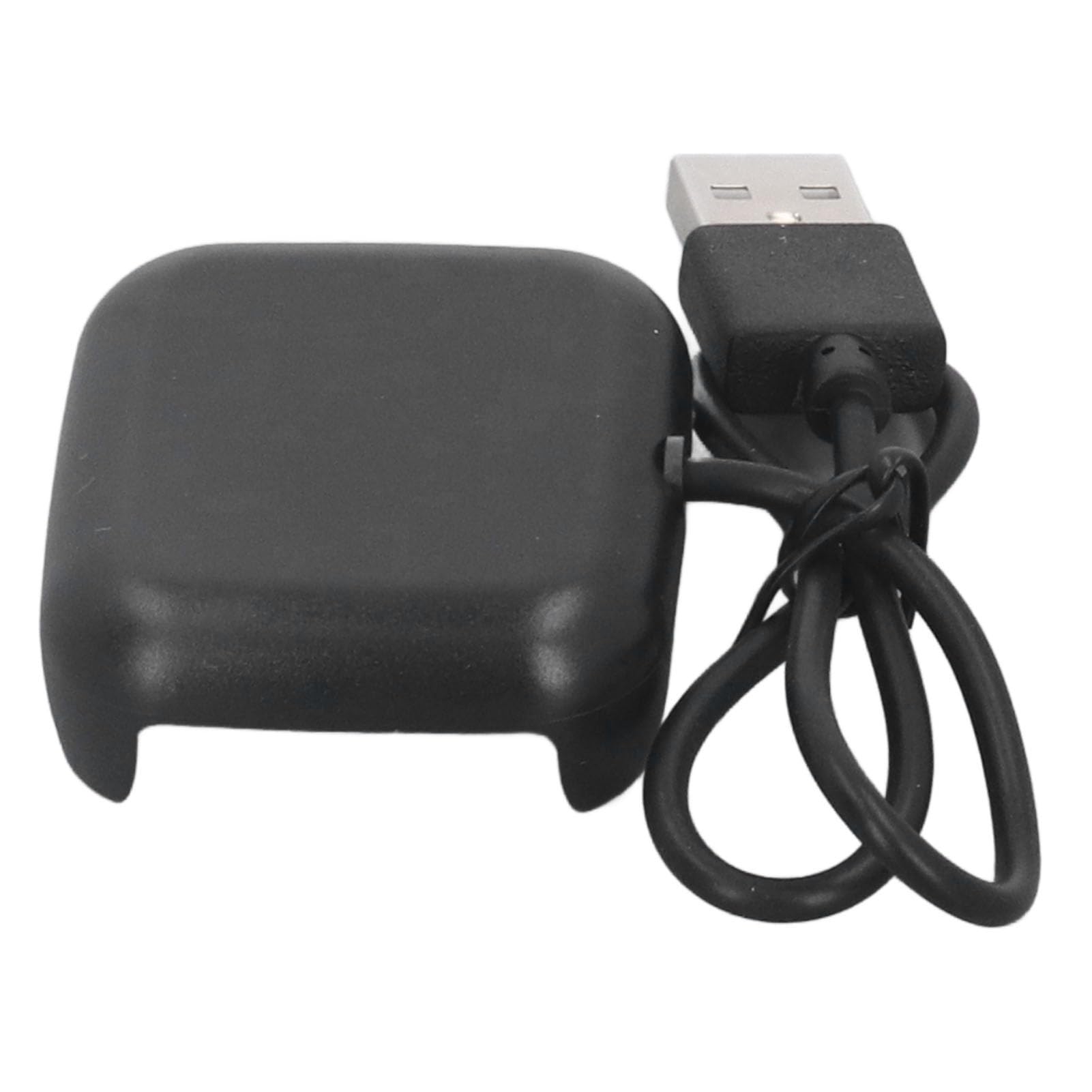 Supporto Caricatore per Smartwatch, Base Ricarica USB Compatto per Orologio Smartwatch, Accessorio Organizzatore per Scrivorio e Comodino (Nero)