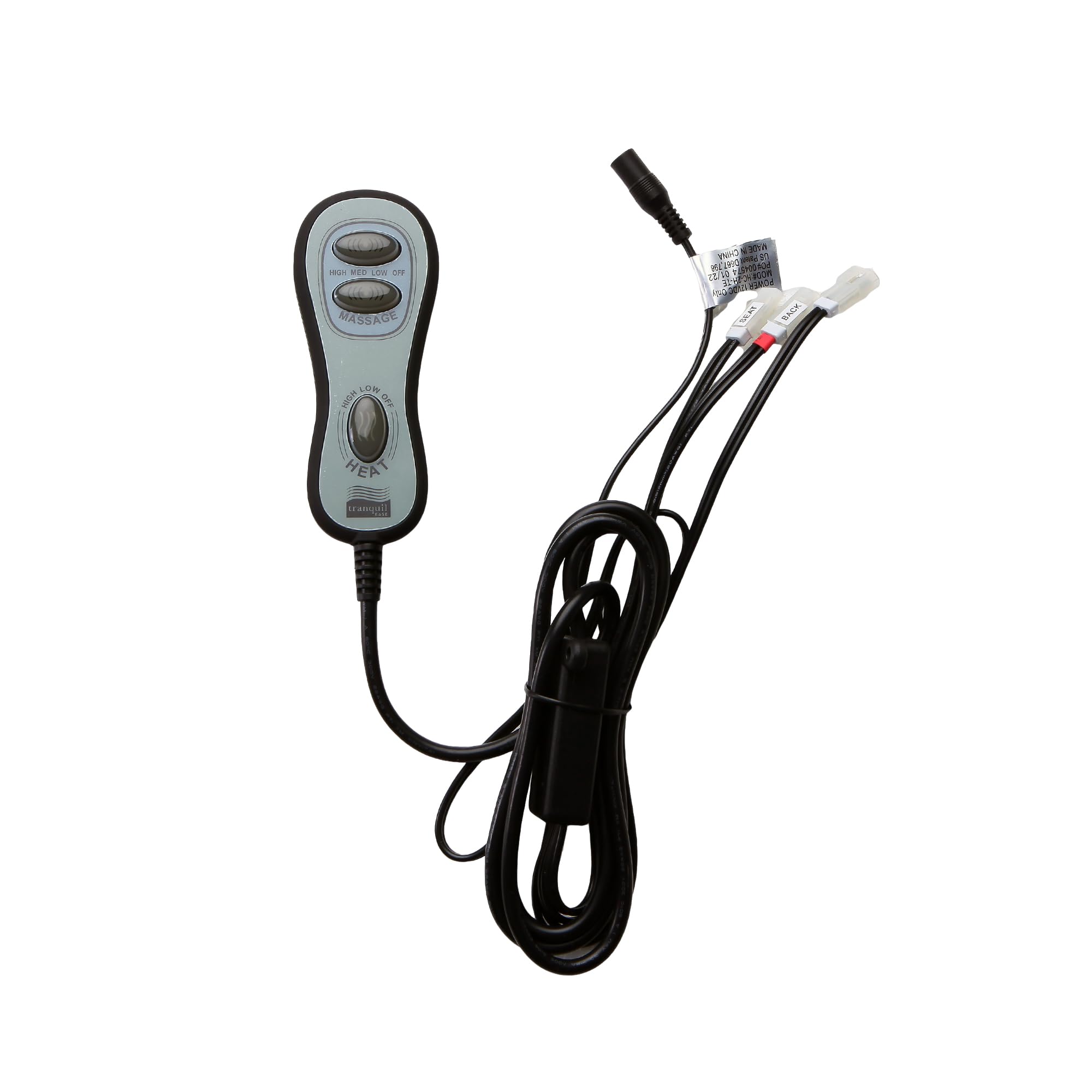 Uetmulik Power Recliner Lift Chair Raffel Systems Hand Control Remote Model HC-2H-TE with Heat and Massage Replacement