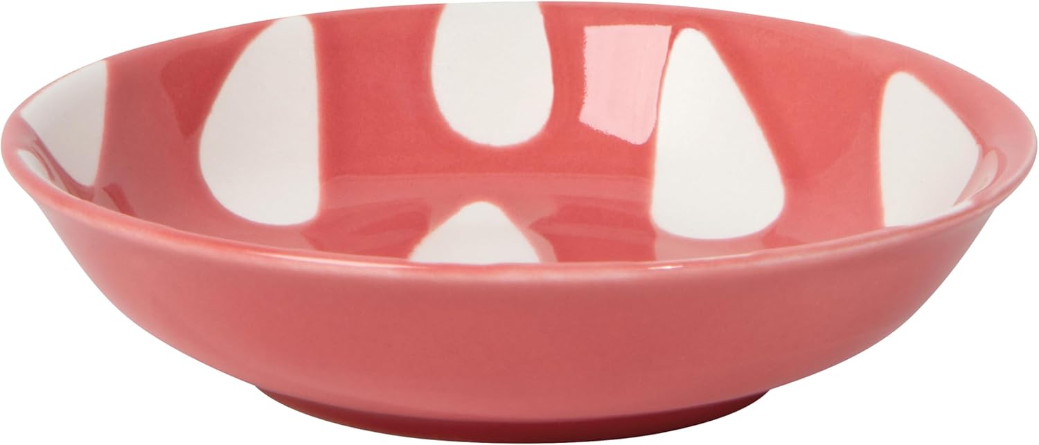 Now Designs Dewdrop Pinch Bowls Set of 6, 100% Stoneware, 2 oz Capacity, Dishwasher & Microwave Safe