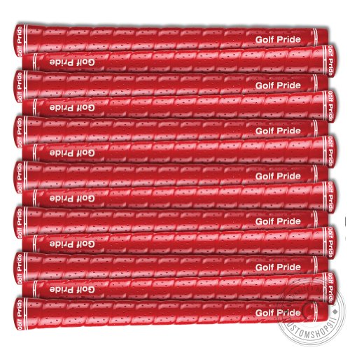 Golf Pride Tour Wrap 2G Red Mens Standard Golf Grip 13 Count Set