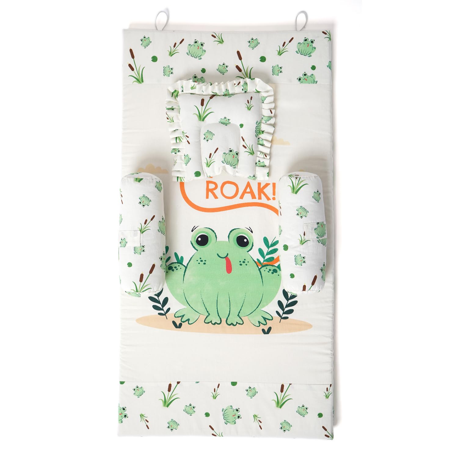TIDY SLEEP Cotton Bedding Set for 0 to 12 Months (Frog) 2