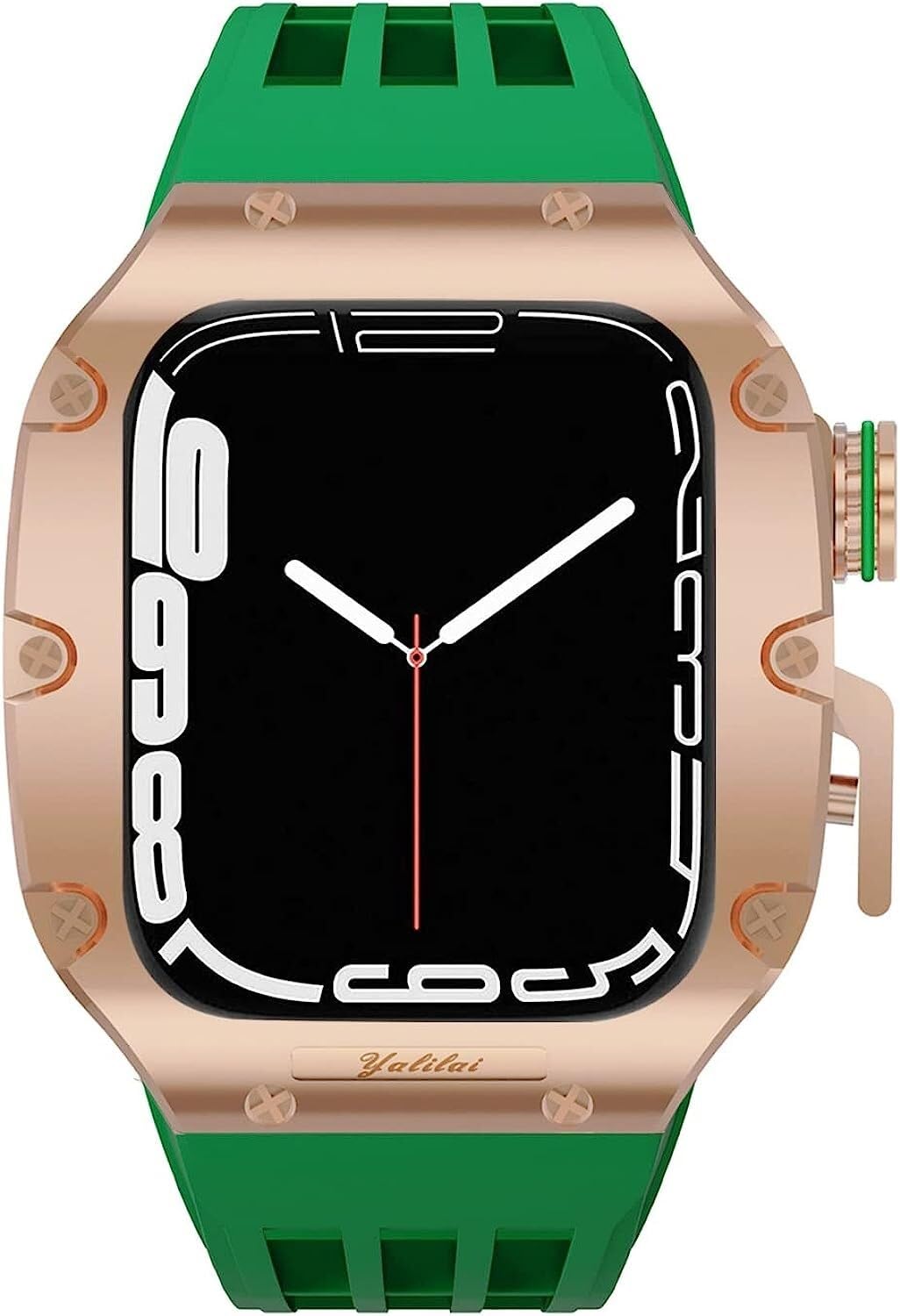 Boîtier en titane pour Apple Watch 45mm style luxe et robuste