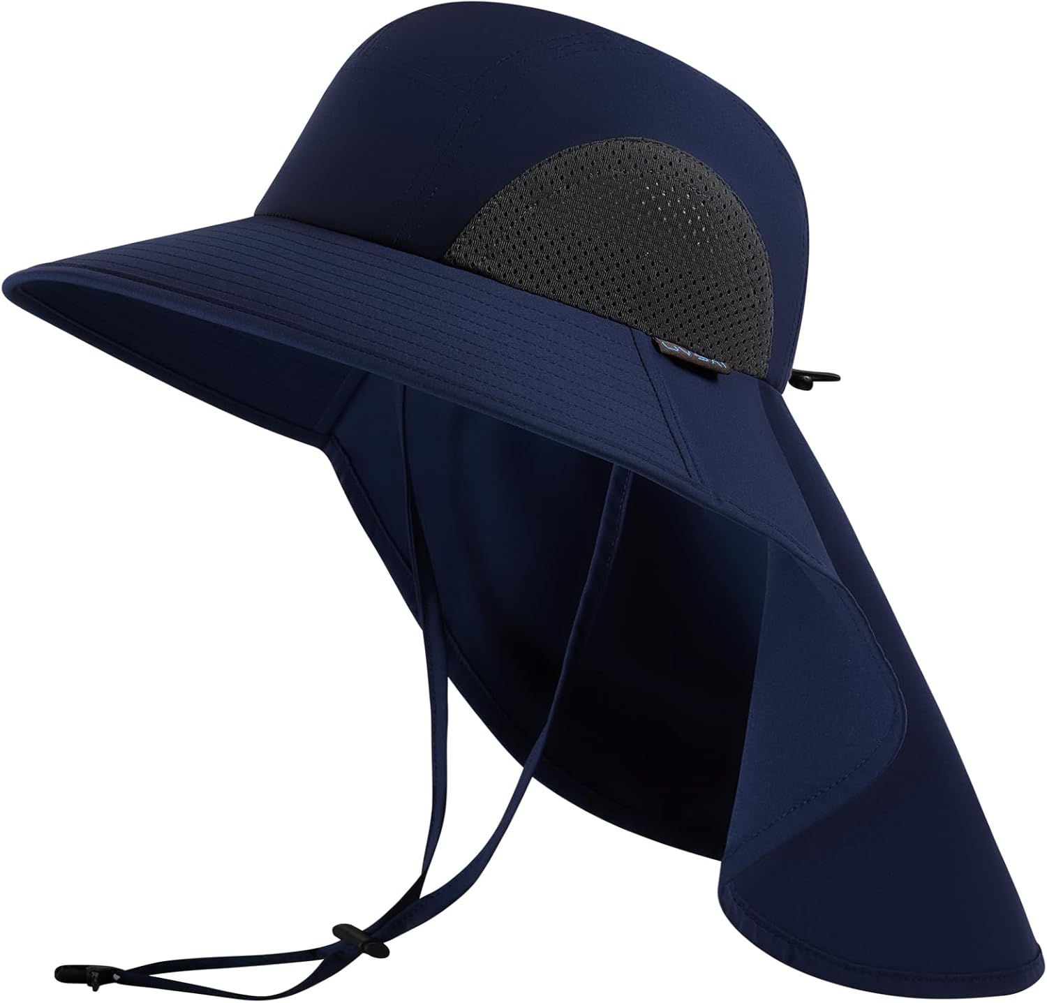 UPF 50+ Foldable Sun Hats Wide Brim with Large Neck Flap for Men Women UV Protection Gardening Fishing Beach Hat