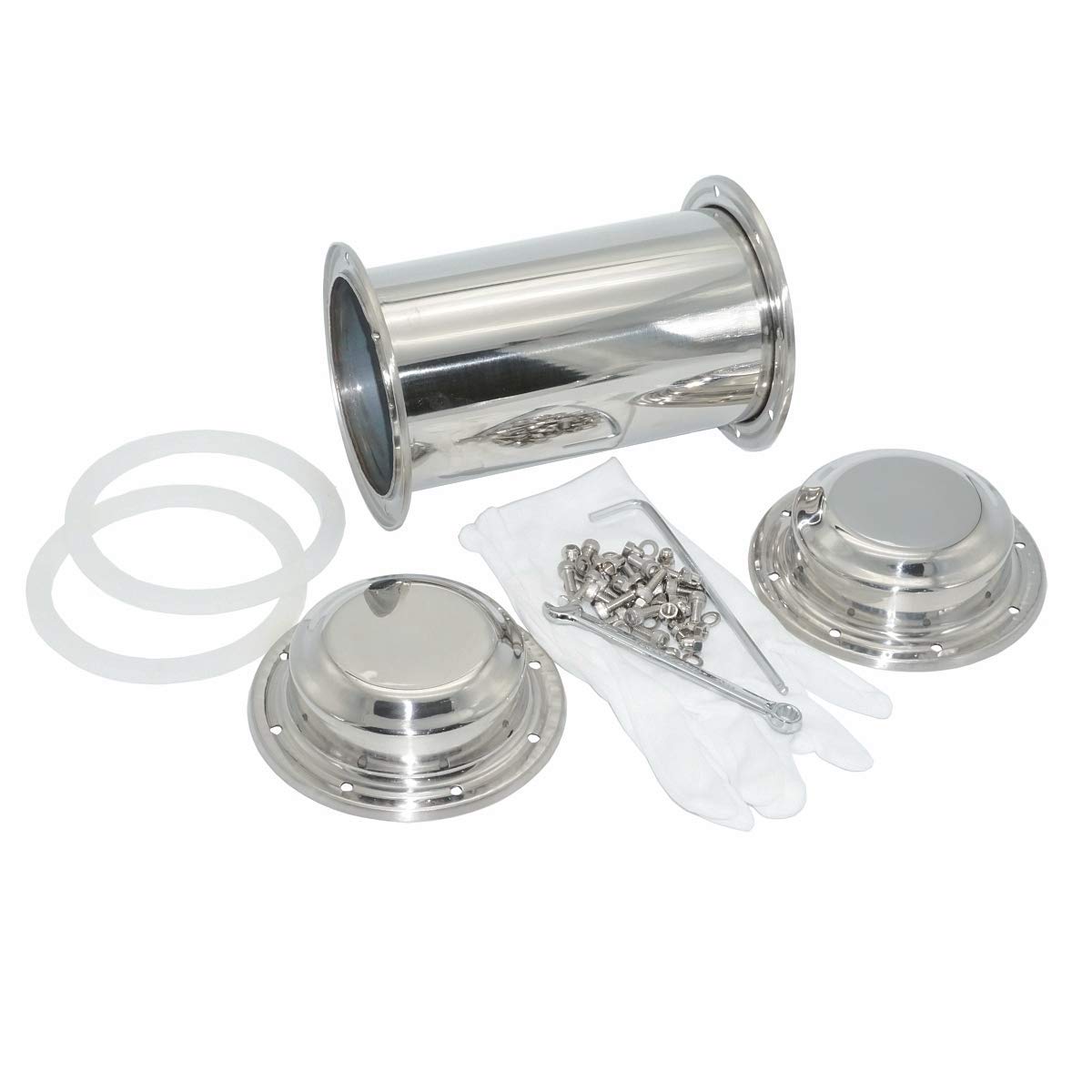 Capsula del Tempo Time Container - Contenitore Resistente della Serratura del Contenitore Impermeabile Antiossidante della Capsula dell'Acciaio Inossidabile per Il Regalo Futuro di Graduazione,7.3Inch