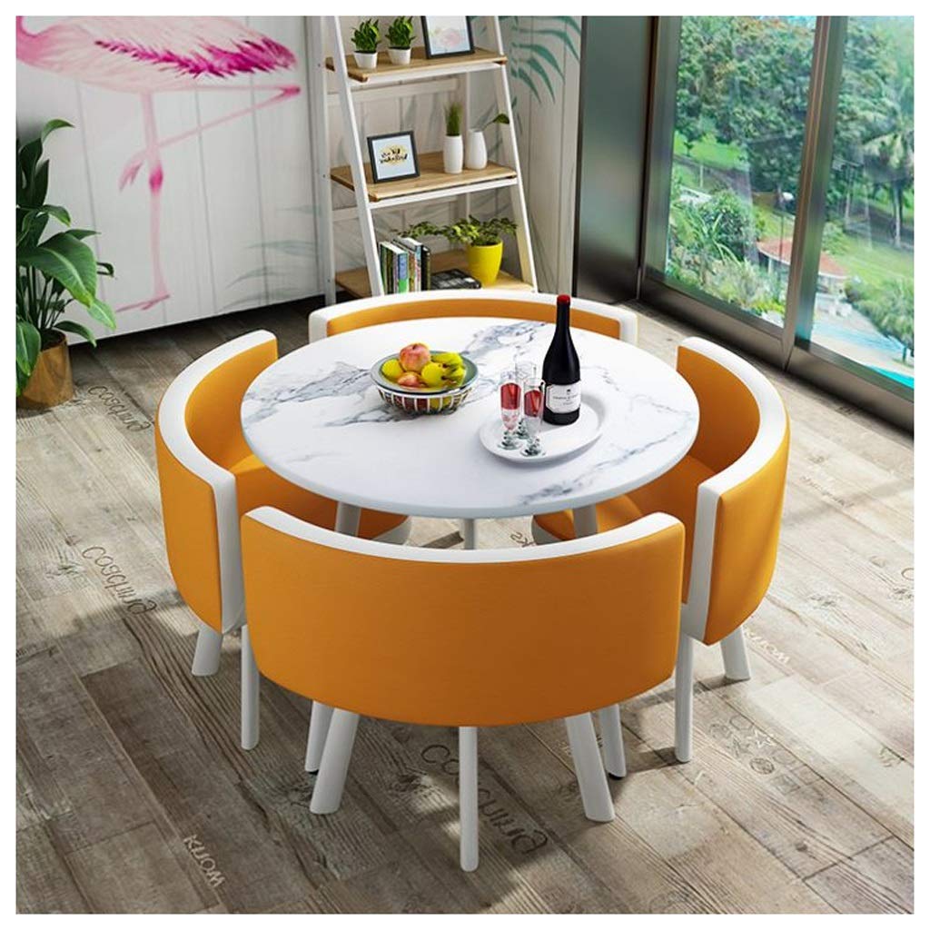 Buy Dining Table And Chair Combination Modern Design Leisure Table 80cm
