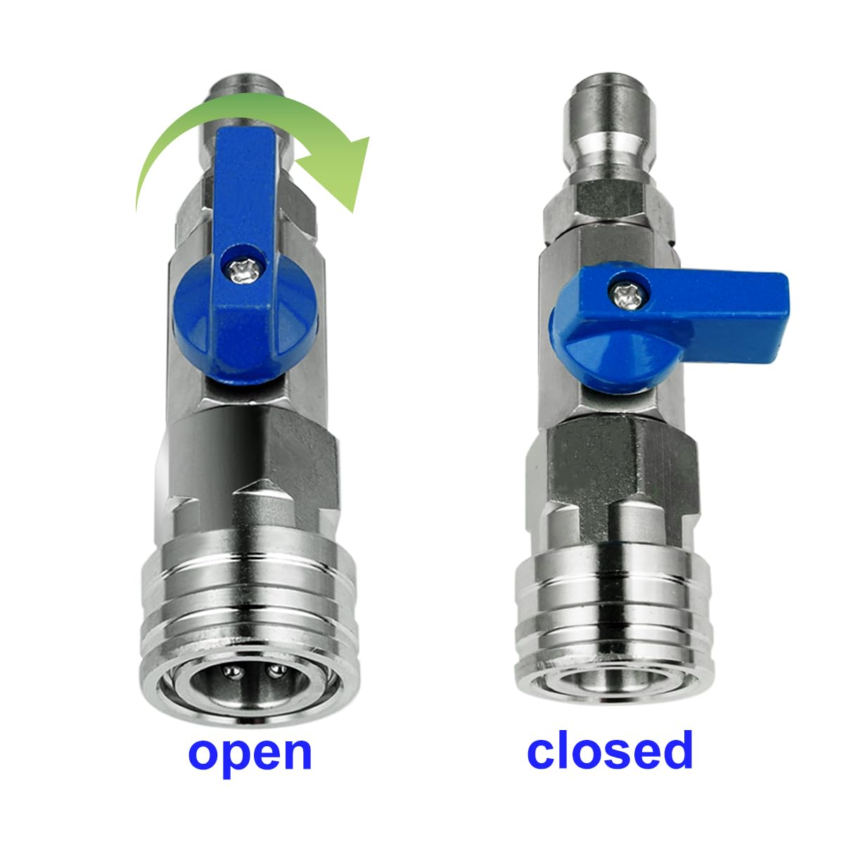 Kit de válvula de bola para lavadora de alta presión 3/8 NPT Conector rápido 4500 PSI para manguera de lavadora eléctrica