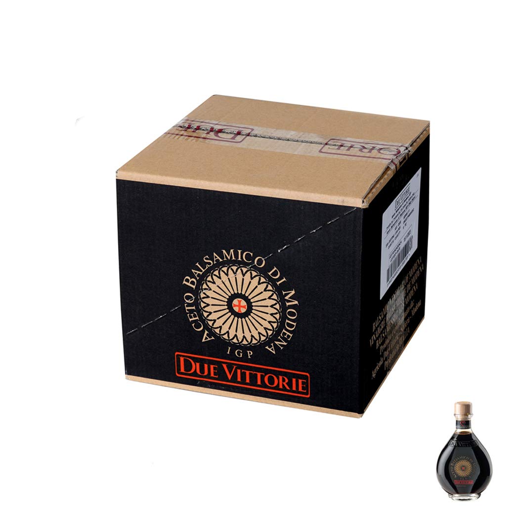 Due Vittorie Oro Gold Vinagre Balsámico de Modena IGP | Edición especial 250ml x 6
