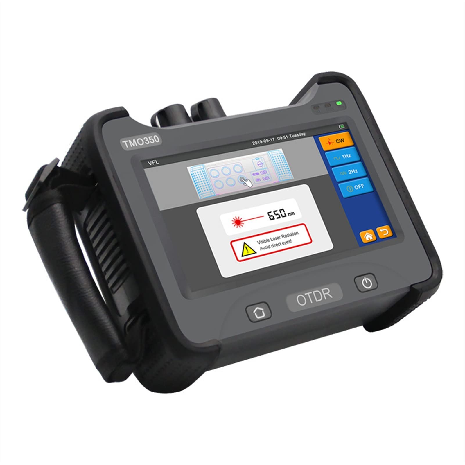 Tester kabli sieciowych, TMO350 OTDR Tester włókien 1310/1550 / 1625nm trzech długości fali reflektometr