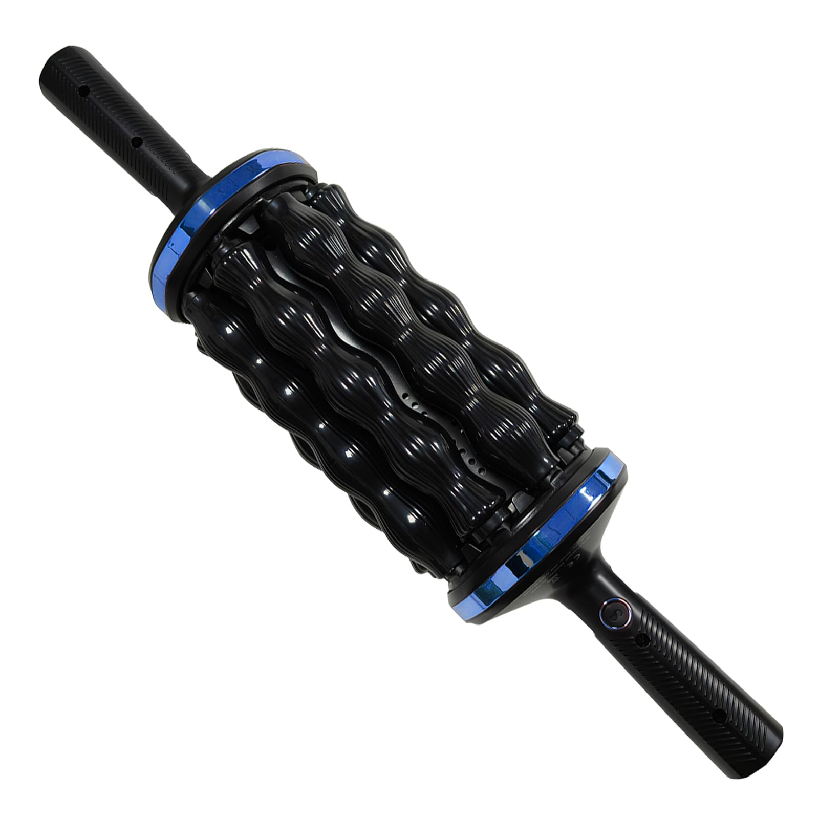 Pistola de Masaje Muscular, Tipo Rodillo Maquina de Masajes Musculares con Rotación Reversible, 3 Ajustes de Masaje, Masajeador Muscular para los Entusiastas del Fitness