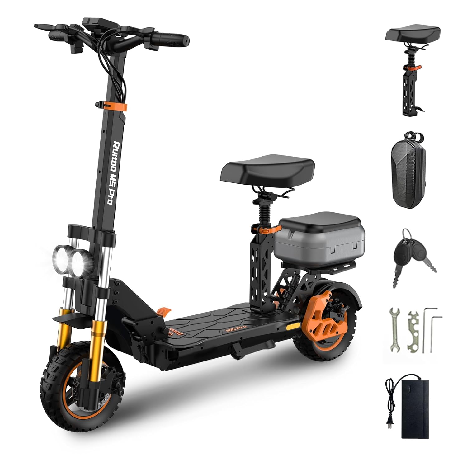 Fast Electric Scooter Adults 1600W 5000W Dual Motor 45 50 Miles Long Range 35 45 MPH Top Speed