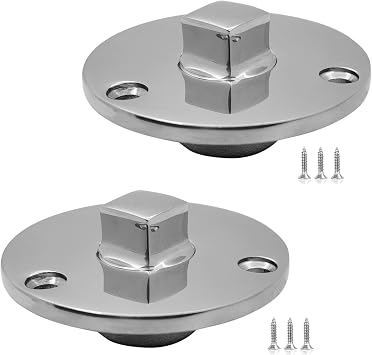 Marine Grade Stainless Steel 316 Boat Garboard Drain Plug Marine Stainless Steel W/Screws