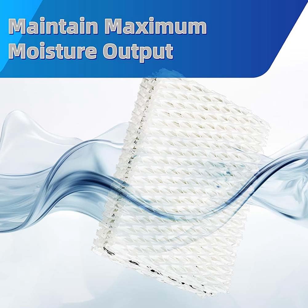 Kqcibz WF813 Humidifier Wick Filter Replacement Parts Accessories for EQWF813 Compatible with RCM832, RCM-83 PCWF813 PCCM 840 4Pack