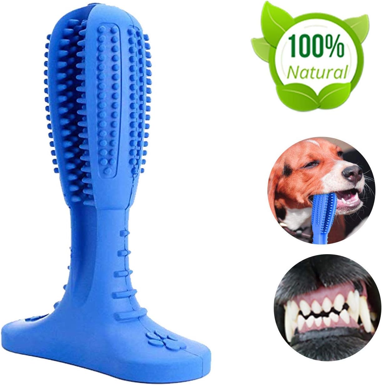 KORIER Dog Chew Toothbrush - 2019 Upgraded Dog Toothbrush Toy - Safe, Non-Toxic and Durable Dog Toothbrush Stick - Best Dog Toothbrush