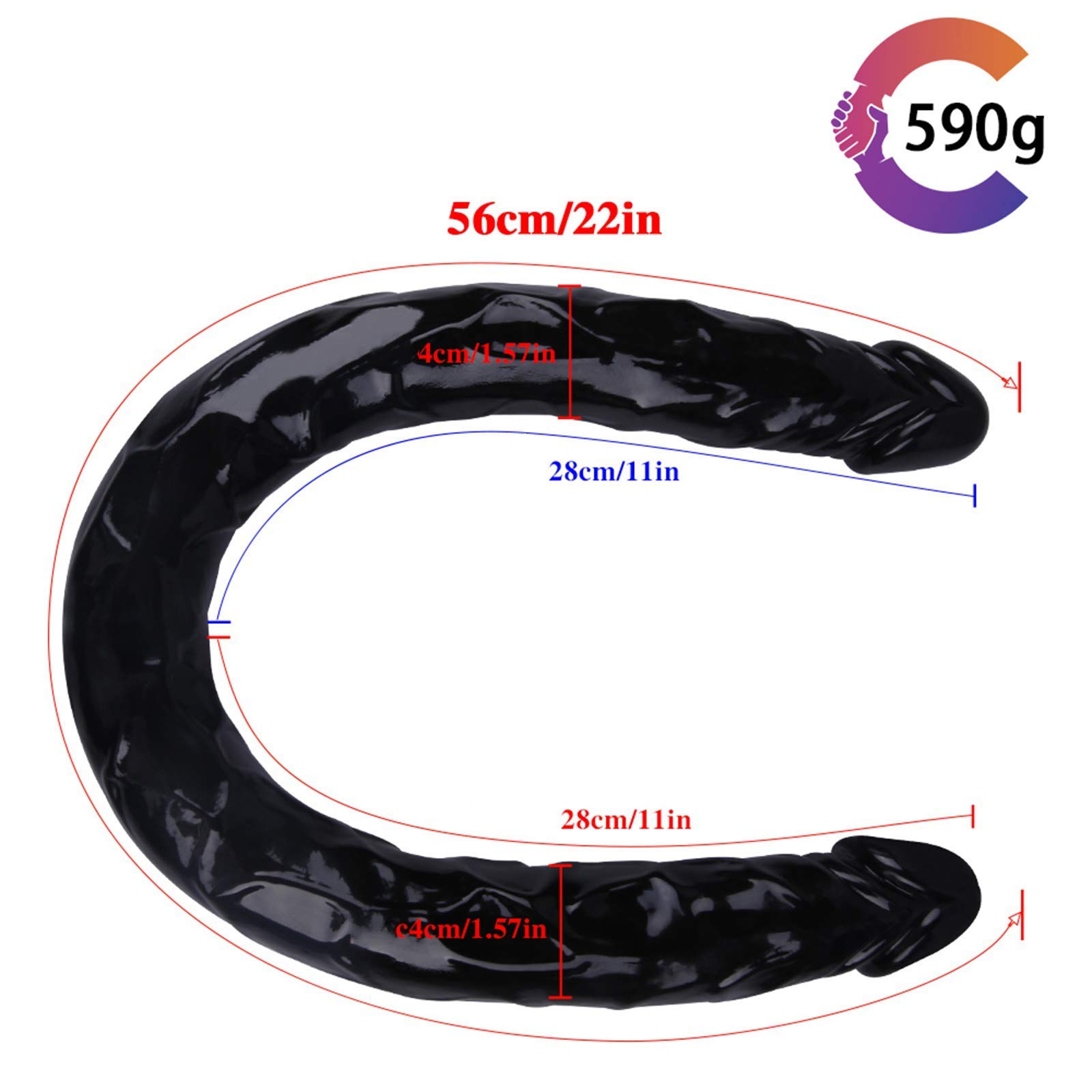 ZST-DM Super Long Soft Silicone Large Ass Butt Plug Vagina Dildo Plug  Dilator for Men Women