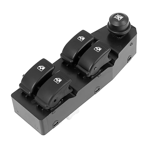 X AUTOHAUX Interruptor de ventana eléctrica del lado del conductor principal 202005158 Reemplazo para Chevrolet Aveo Aveo5 2007-2011 para Pontiac G3